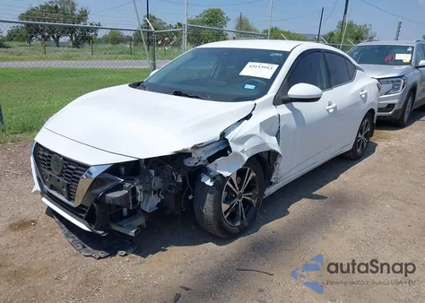 2021 Nissan Sentra Sv Xtronic Cvt z USA, uszkodzony, nr VIN 3N1AB8CV0MY254214